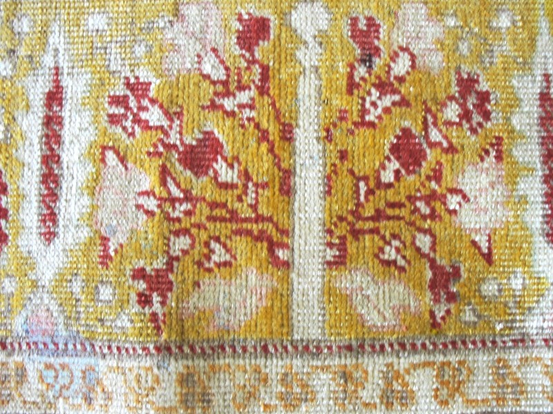 Antique Turkish Oushak Rug, 4' x 5'4" #15498 gallery