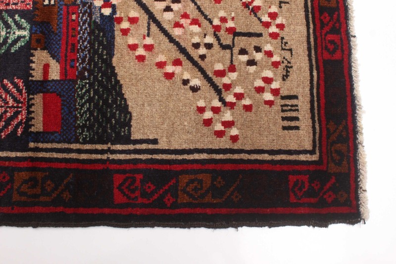 Traditional Vintage Hand-Knotted Area Rug 2'11" x 4'6" Oriental Wool Carpet gallery