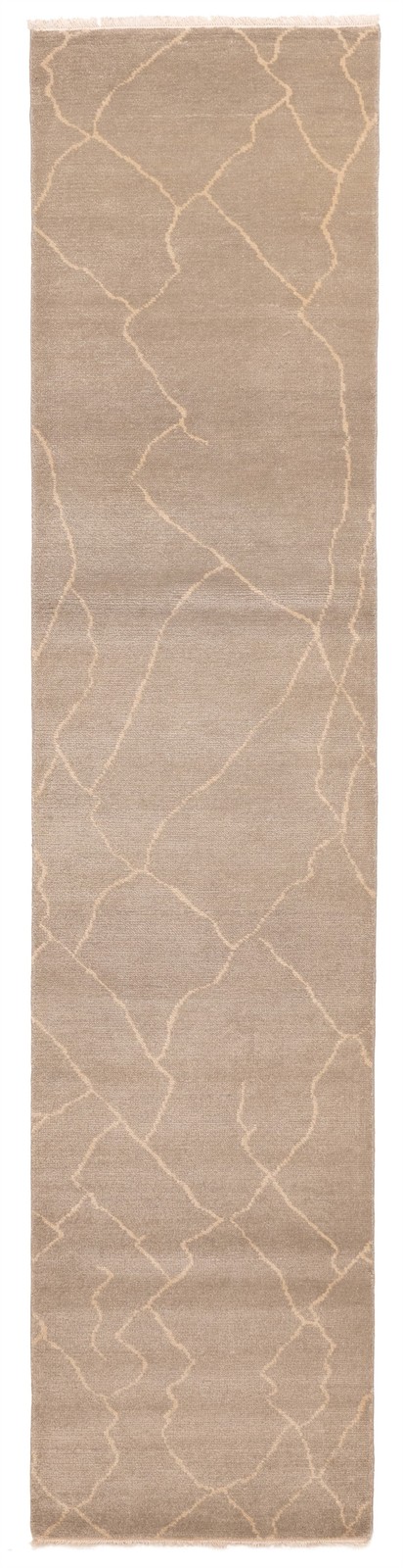 2'6" x 12'0" Vintage Hand-knotted Runner Rug Traditional Oriental Wool Carpet gallery