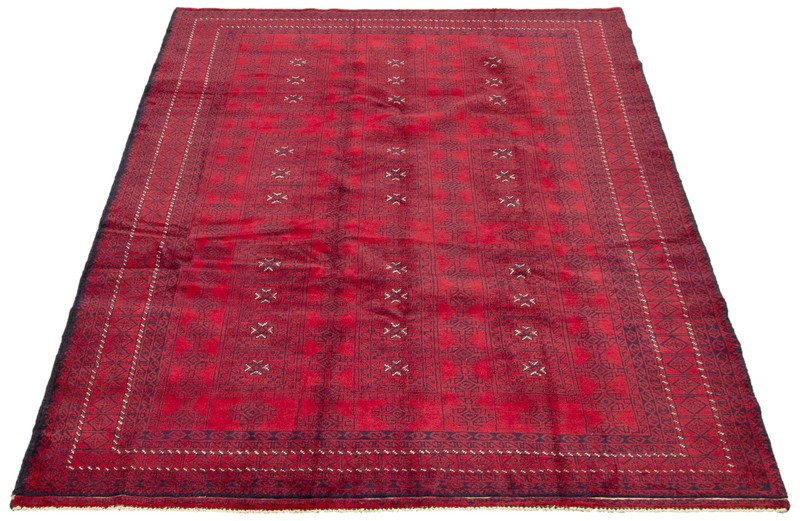 Vintage Hand-Knotted Carpet 6'1" x 9'3" Traditional Oriental Wool Area Rug gallery