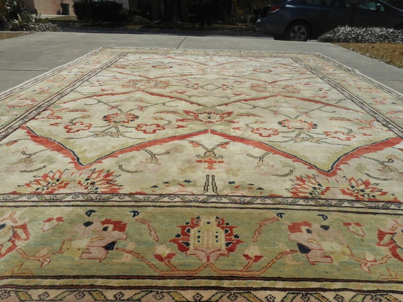 Semi-Antique Anatolian Arts & Crafts Oriental Rug, C. 1970, 8'8" X 11'7" gallery