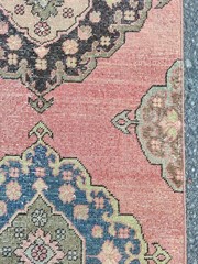 20 ft extra long runner rug stair hallway, Long runner Turkish Oushak vintage