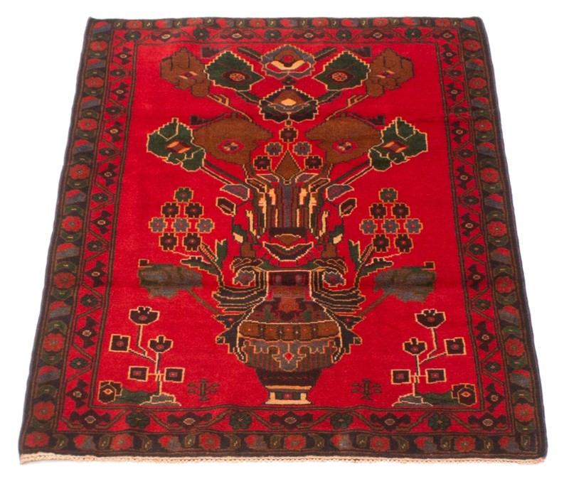 Traditional Vintage Hand-Knotted Area Rug 3'0" x 4'9" Oriental Wool Carpet gallery