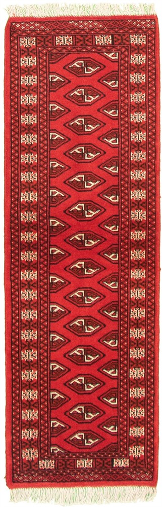 Traditional Vintage Hand-Knotted Area Rug 2'0" x 6'3" Oriental Wool Carpet