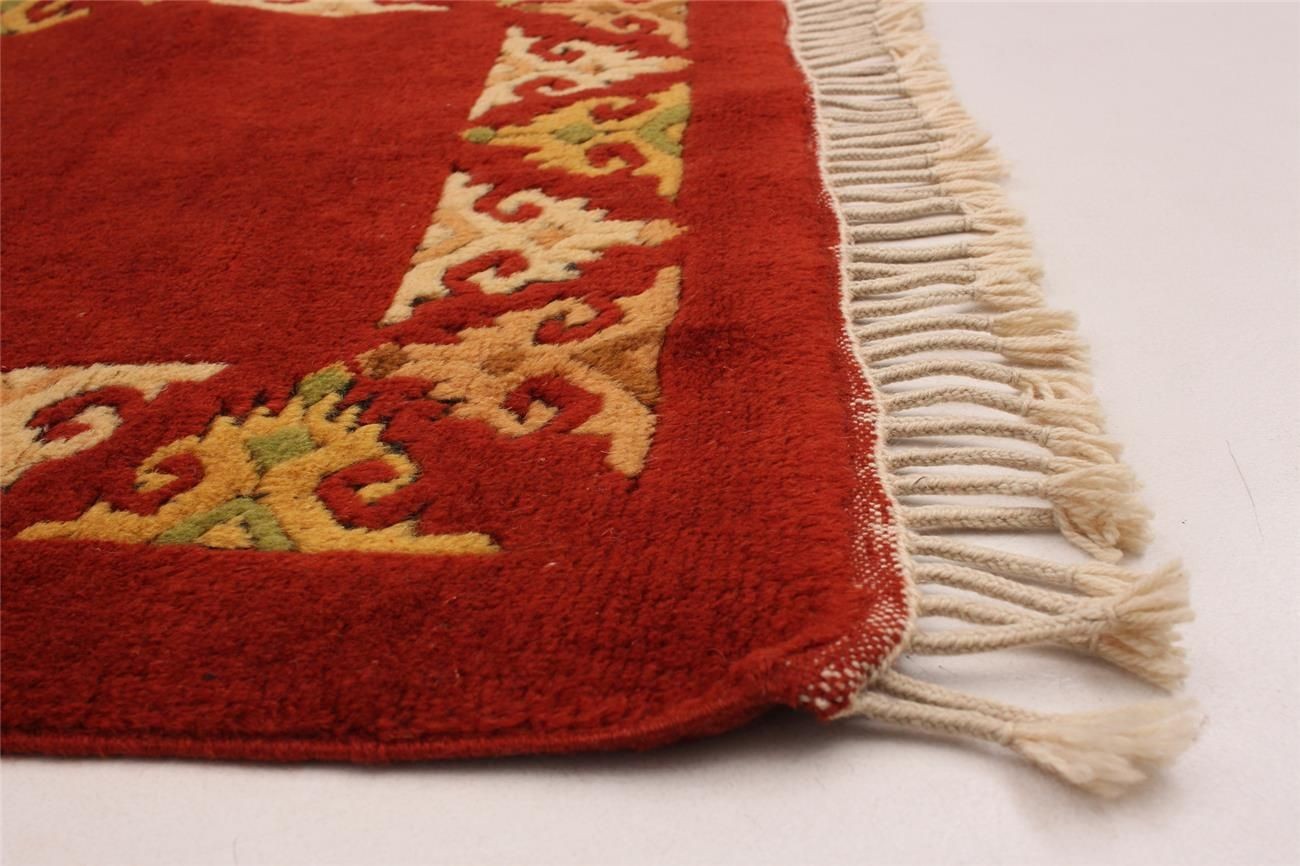 2'10" x 10'11" Vintage Hand-knotted Runner Rug Traditional Oriental Wool Carpet gallery