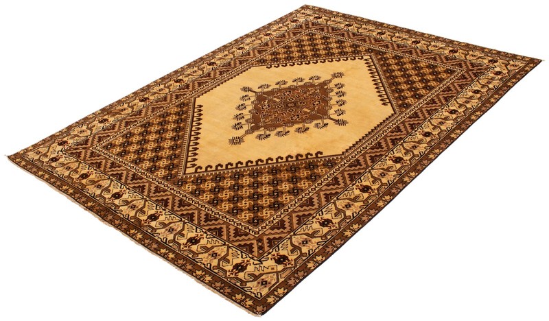 Vintage Hand-Knotted Carpet 7'7" x 10'4" Traditional Oriental Wool Area Rug gallery