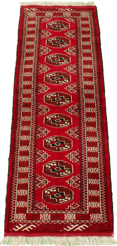 2'0" x 6'5" Vintage Hand-knotted Runner Rug Traditional Oriental Wool Carpet gallery