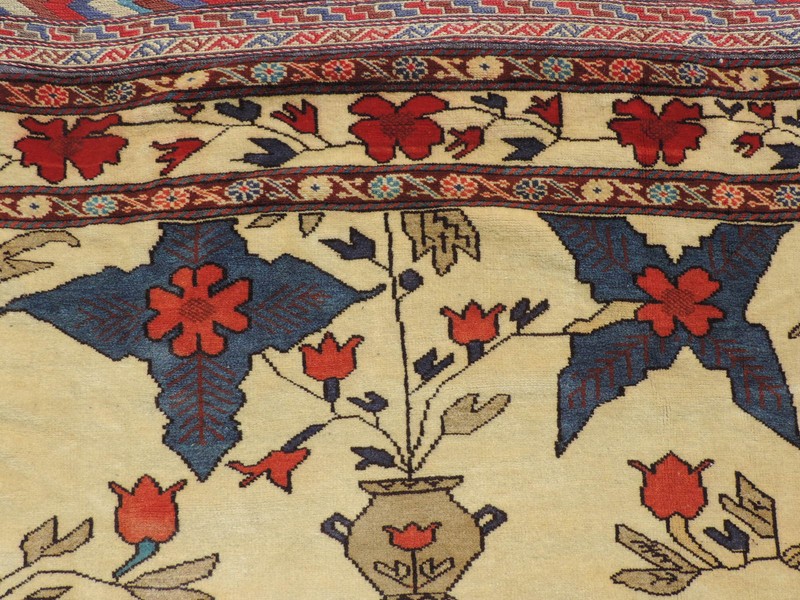 5x6ft. Russian Tajik Tribal Wool Rug gallery