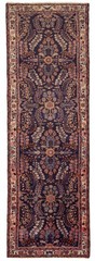 3’5″ x 10’7″ Vintage Hand-knotted Runner Rug Traditional Oriental Wool Carpet