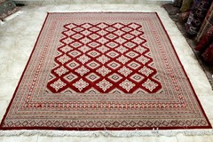10X12 MASTERPIECE MINT NEW 400KPSI HAND KNOTTED VEGETABLE DYE WOOL BOKHARA RUG