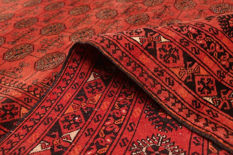Vintage 6'11" x 8'10" Traditional Hand Knotted Vegetable Dye Wool Area Rug gallery