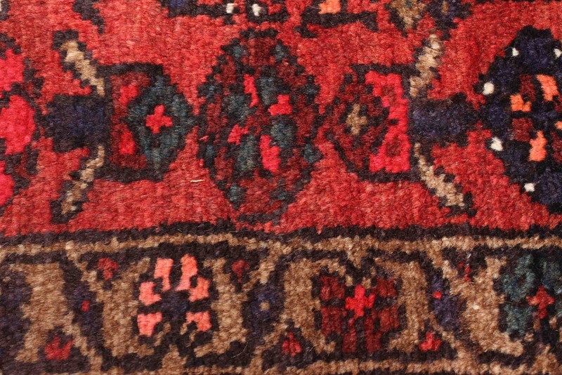 Vintage Hand-Knotted Area Rug 4'6" x 7'1" Traditional Oriental Wool Carpet gallery