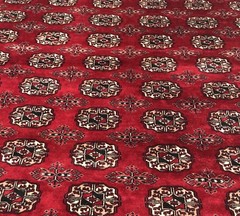 AN AWESOME LIBRARY USE BOKARA DESIGN PAKISTANI RUG
