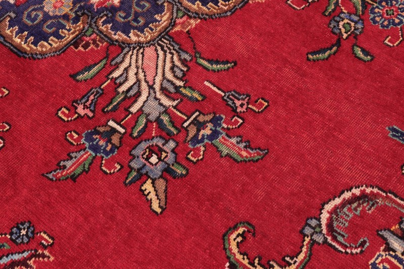 Vintage 9'10" x 12'7" Hand-Knotted Wool Area Rug - Traditional Medallion Style gallery