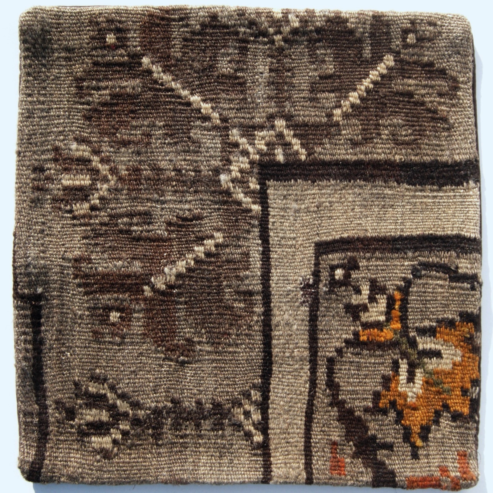 16"x16" HOME DESIGN RUG PILLOW COVERS WOOL SQUARE MOLDOVIAN HAND WOVEN AREA RUGS gallery