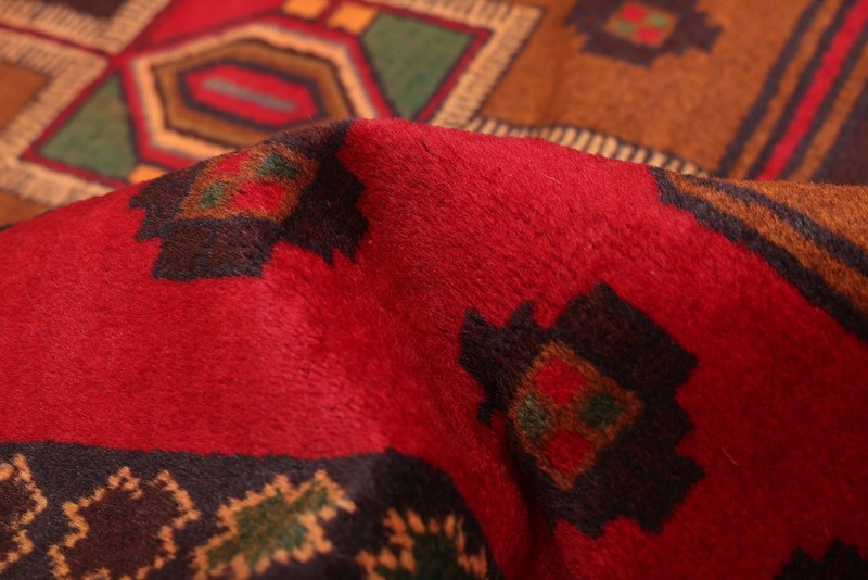 Vintage Hand-Knotted Area Rug 3'9" x 6'3" Traditional Oriental Wool Carpet gallery