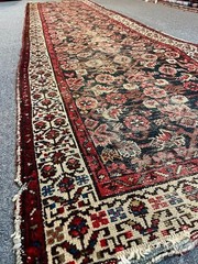 Antique Bijar Runner Handwoven Rug 2’7 x 9’8
