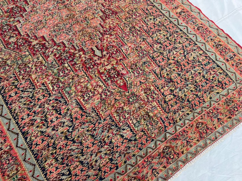 5 x 9 ft Stunning Vintage Super Fine Quality Senneh Knots Oriental Floral Kilim gallery