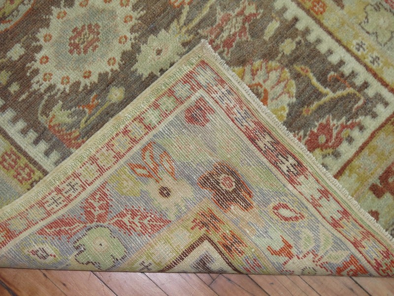 Antique Turkish Ghiordes Oushak Ushak Rug Size 3'3''X5'9'' gallery