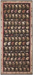 5’x11′ Antique Tribal Geometric Flora and Fauna Design Romanian Bessarabian