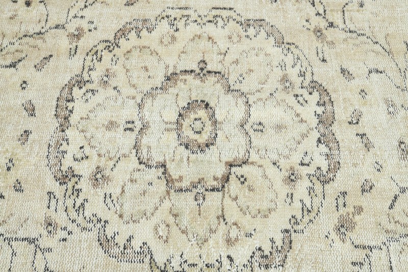 5x9 Turkish Area Rug Hand-Knotted Vintage Oushak Wool Rug Faded Boho Carpet,745 gallery