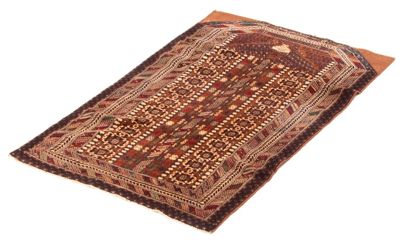 Vintage 2'10" x 4'7" Traditional Hand Knotted Vegetable Dye Wool Area Rug gallery