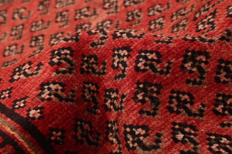 Vintage 3'5" x 5'3" Traditional Hand Knotted Vegetable Dye Wool Area Rug gallery