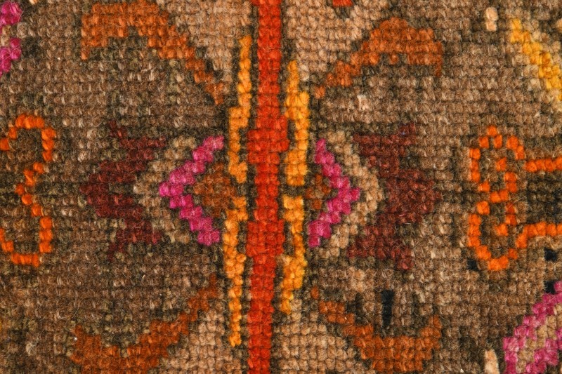 Turkish Door Mat Small Rug 2x3 Hand-Knotted Vintage Oushak Mini Rug Carpet,898 gallery