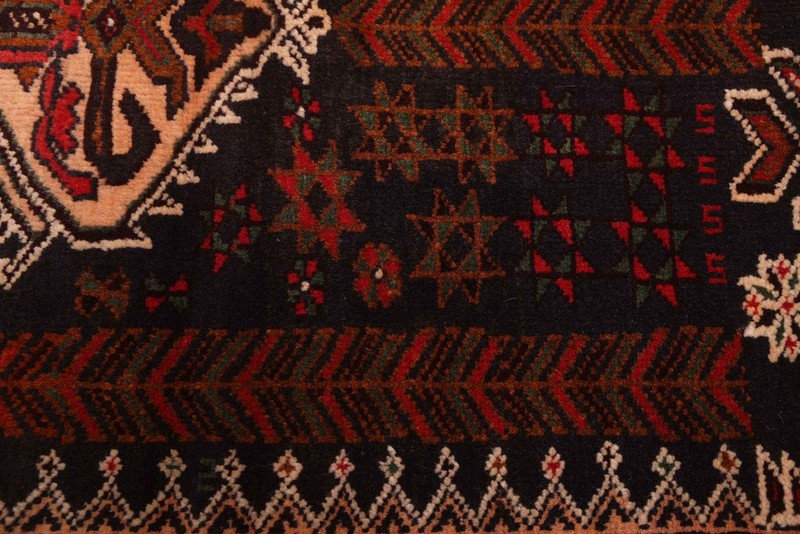 Traditional Vintage Hand-Knotted Oriental Carpet 3'6" x 6'7" Wool Area Rug gallery