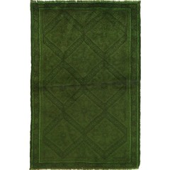 Overdyed Rug Traditional Handwoven Carpet 4.4×2.9 ft