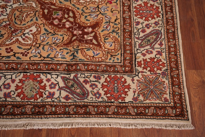 Floral Anatolian Oriental Area Rug 7x10 Handmade Turkish Floral Room Size Carpet gallery