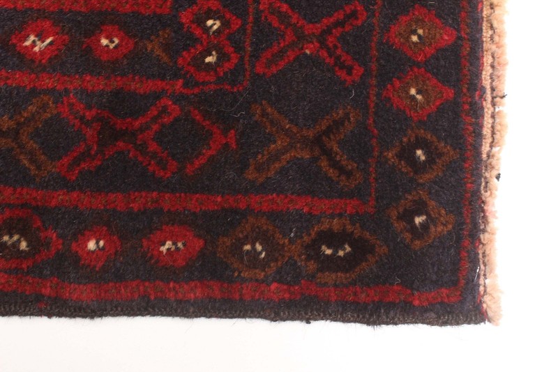 Vintage Traditional Hand-Knotted Area Rug 3'0" x 6'9" Oriental Wool Carpet gallery