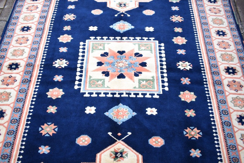 Vintage Turkish Rug 80'' x 116'' Hand-knotted Yuruk Rug Home Decor Wool Rug gallery