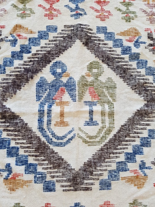 Vintage Handmade Traditional Lovely Tanusian Kilim Floor Rug Carpet 191x157 cm gallery