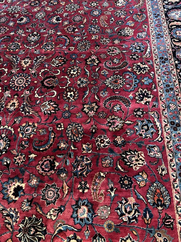 15’ X 11’ FINE GORGEOUS OLD VINTAGE MASTER-PIECE PALACE SIZE HANDMADE CARPET RUG gallery