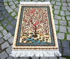 Silk Bamboo Rug 100 % Bamboo Silk Rug 2 x 3 ft Home Decor Rug Bamboo Wall Rug