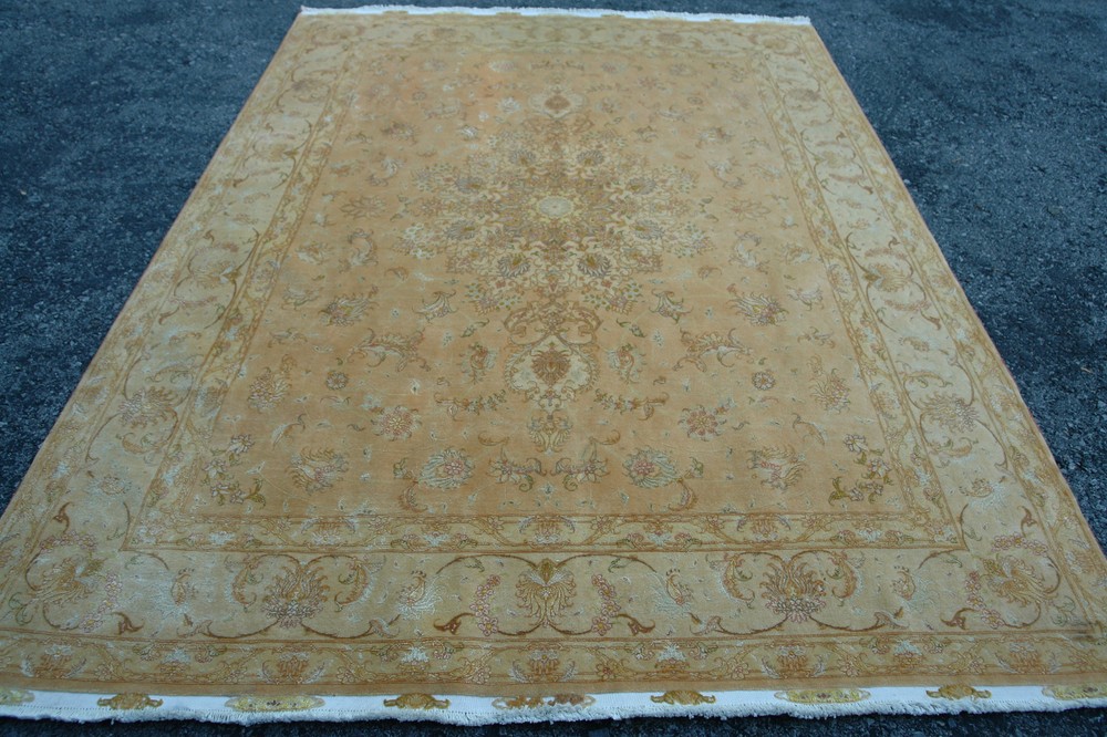 Authentic 7x9ft Antique Handmade Rug 60 Raj KPSI 400