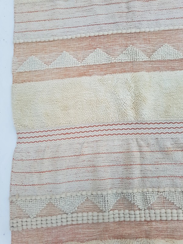 Vintage Handmade Traditional Geometric Brown Beige Kilim Rug Carpet 234x154cm gallery