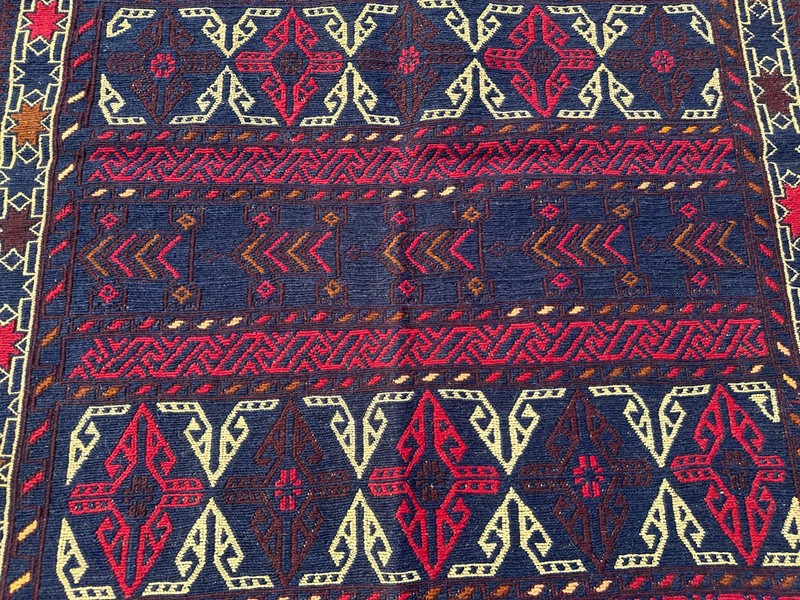 4'8 x 7 ft Vintage Afghan Hand Woven Kilim Rug Maldari Tribal Wool Area Carpet gallery