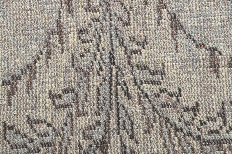 small turkish rug, hand-knotted carpet vintage rug, oushak area rug 2 x 9 ft 447 gallery