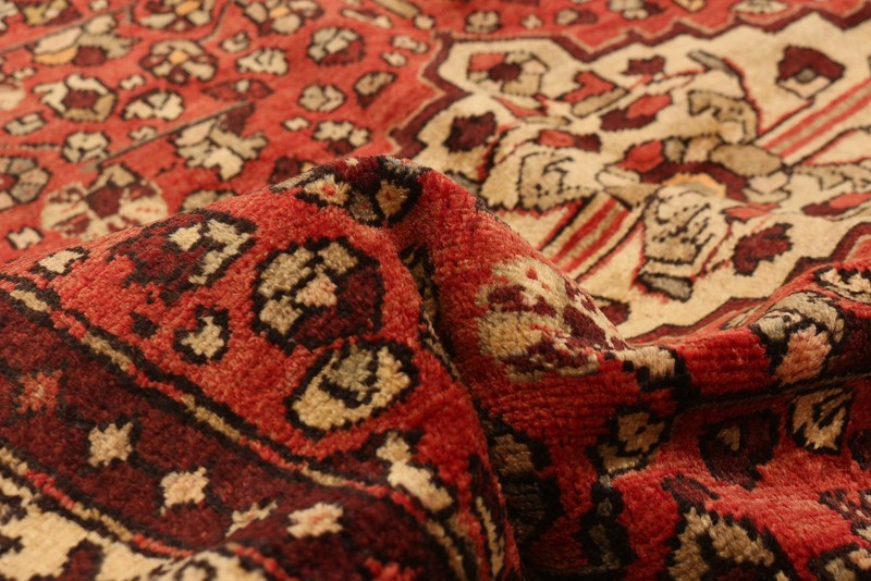 Vintage Hand-Knotted Area Rug 4'4" x 6'10" Traditional Wool Carpet gallery
