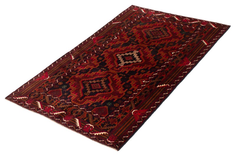 Vintage Hand-Knotted Area Rug 3'7" x 6'0" Traditional Wool Carpet gallery