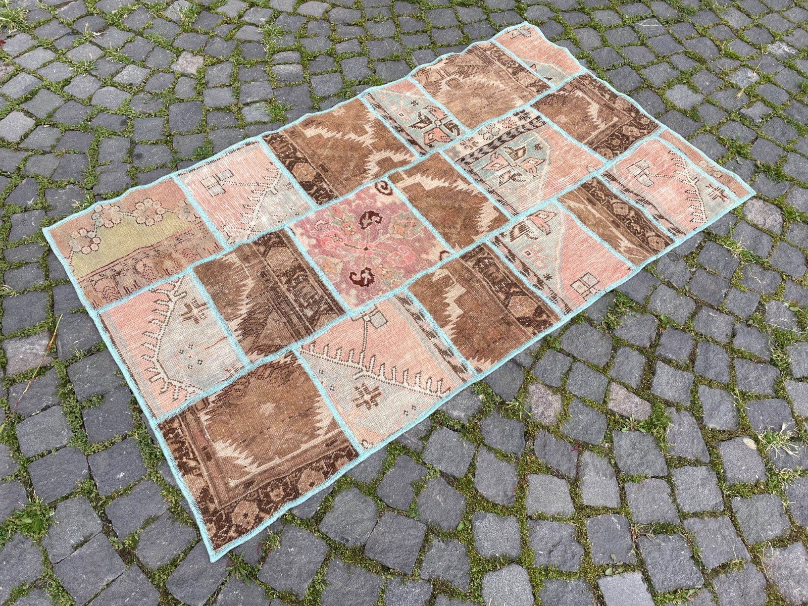 Home Decor Rug, Turkish Vintage Rug, Boho Decor Rug, 3,2 x 5,5 ft gallery