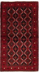 Traditional Vintage Hand-Knotted Area Rug 3’3″ x 6’1″ Oriental Wool Carpet