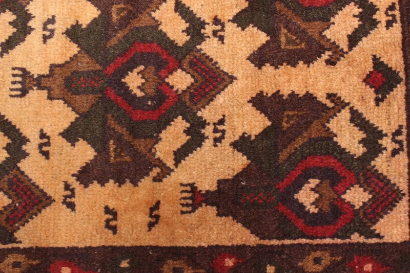 Vintage Hand-Knotted Area Rug 3'6" x 6'5" Traditional Oriental Wool Carpet gallery