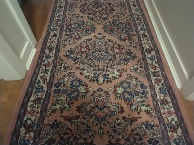 Antique Sarouk Sarug 374 X 83 cm Floral Pattern Runner Rug W/ Certification gallery
