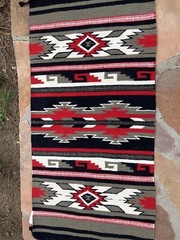 Rug Southwest Classic Design Handwooden Style 64×32 Wool