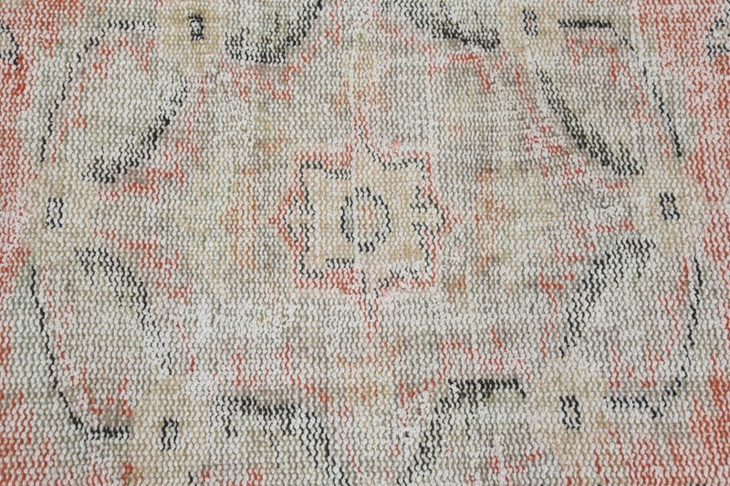 4x8 Turkish Rug Hand-Knotted Vintage Oushak Area Boho Decor Rug Wool Carpet,672 gallery