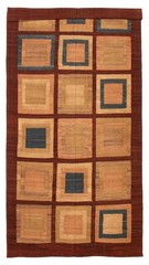 Vintage Hand Woven Area Rug 6’2″ x 12’2″ Traditional Wool Oriental Carpet