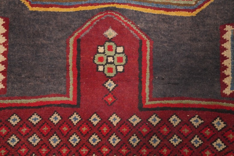 Vintage Geometric Traditional Style Area Rug 5x10 ft Hand-knotted Wool Nomadic gallery